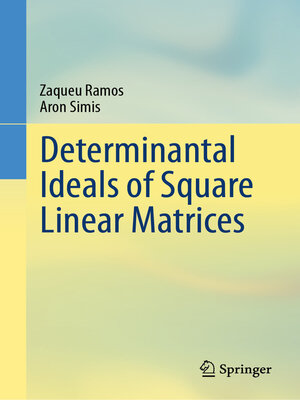 cover image of Determinantal Ideals of Square Linear Matrices